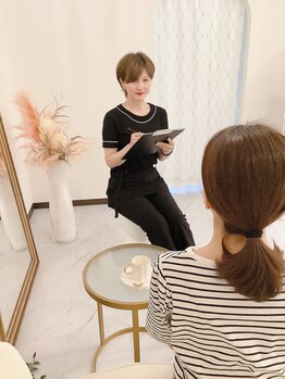 プレヴェール 神戸三宮/脱毛 カウンセリング風景