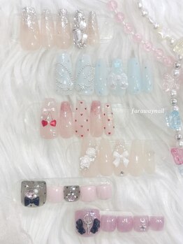 ファラウェイネイル(Faraway nail)/9月分NEWデザイン☆