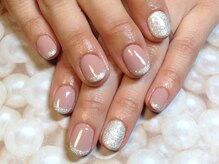 ラウト デコレーションアンドネイルサロン(Lauto Decoration&Nail Salon)/ラメフレンチネイル