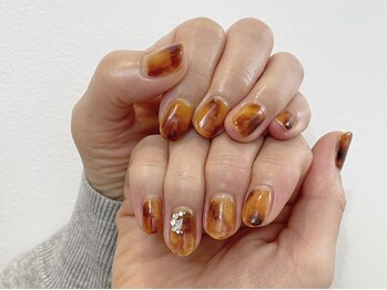 エムスラッシュ ネイル 新百合ヶ丘店(M.SLASH)/べっ甲ネイル