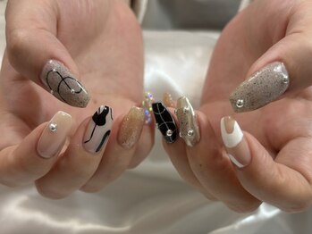 モアアトレ(Moreattrait)の写真/４週間持つネイル♪定額でお得に！カラー変更OK◎JNA認定ネイリストがあなたの美しさを引き出します☆