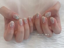 アリューミー 南青山店(Allu.Me)/水色cheek magnet (staff:mai)