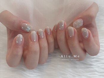 アリューミー 南青山店(Allu.Me)/水色cheek magnet (staff:mai)