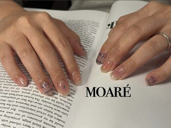 モアレネイル(moare' nail)/ハンド/持ち込み90分アート¥8000