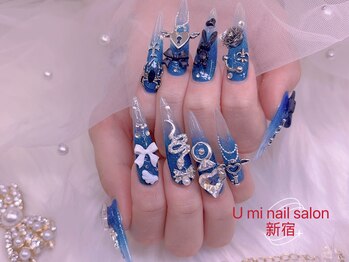 ユミ(U mi)/チップ長さだしXL サイズネイル