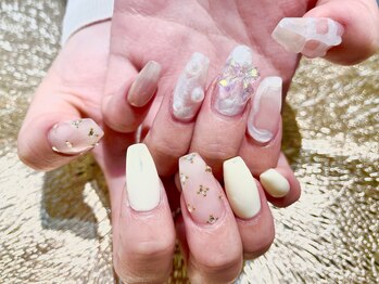 プロテア(protea)/ニュアンスネイル