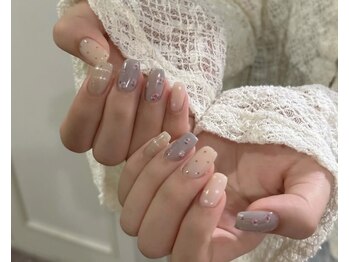 ニコルネイル(nicole nail)の写真/ニュアンス/ガーリー/個性派ネイルetc..トレンドネイルをイチ早く個性光るstaffがより可愛く。渋谷/表参道