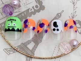ハロウィンネイル