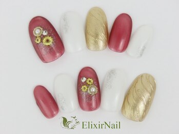 エリクサーネイル 神田(Elixir Nail)/シンプル / クーポン使用