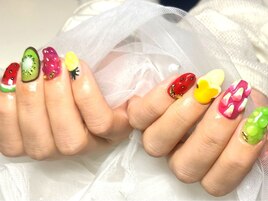 ☆フルーツ尽くしの海外ネイル☆