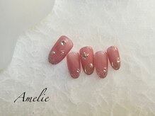 アメリ(Amelie)/ワンカラー/ストーン/シンプル