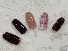 コエル(coel)/２月ニュアンスネイル