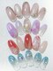 ネイルサロン レーヌ(nail salon Reine)の写真/【梅田】パッと目を引く華やかデザイン!圧倒的な口コミの数が大人気の証!!オフィス向けシンプルコース￥4950