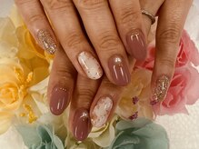 ダブルネイル(Double Nail)/【田中】ピンクネイル