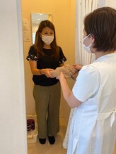 ポーラ くらしき 平田店(POLA)/エステ前にお着替え