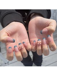 バーチャルフレンチネイル