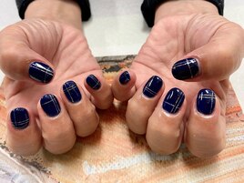 ネイビーネイル