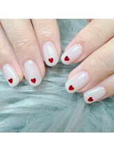 リンクネイル(Link nail)/シンプルバレンタイン