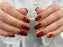 ザ コモン ネイル恵比寿(the common nail)/持ち込み/シンプルべっ甲ネイル