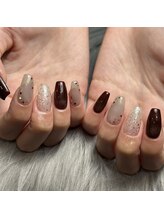 アース 新瑞橋店(HAIR & MAKE EARTH)/ハートホロネイル