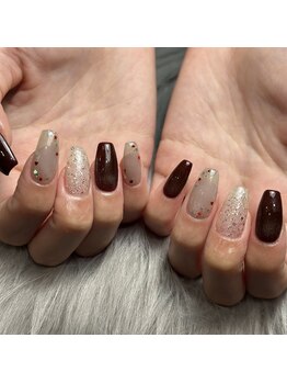 アース 新瑞橋店(HAIR & MAKE EARTH)/ハートホロネイル