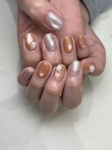 リジョイスネイル(REJOICE)/ayuri〈ドット×パール〉