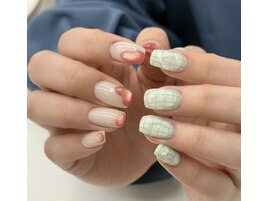 春カラー×アシメデザイン