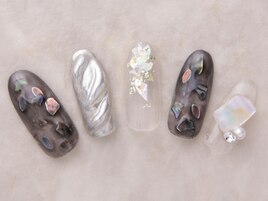 ニュアンス鉱物ネイル