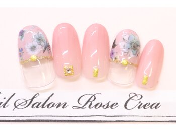 ローズクレア(Rose Crea)/選べるフラワーネイル