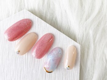 スリー(THREE)/Aug,2020/nail design