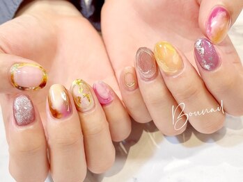 ボネール(nail & eyelash Bounail)/ニュアンス うるうる 水滴