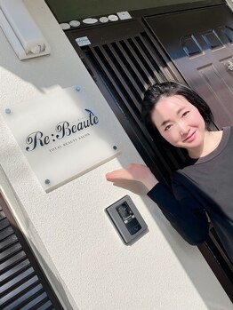 トータルビューティサロン リボーテ(Re:Beaute)/サロンの看板