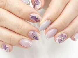 梅雨にピッタリネイル