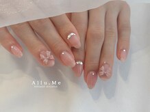 アリューミー 南青山店(Allu.Me)/リボンネイル(staff:mai)