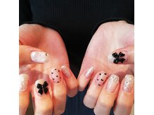 トップヘアーテラス(TOPHAIR TERRACE)/黒リボン×黒ハート