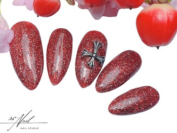 キラキラフラッシュネイル