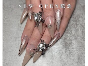 Toyale 神戸三宮 [パラジェルネイル/フィルイン/マグネット/長さだし/持ち込み]/花火ネイル/三宮ネイル