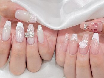 リノ ネイル(Rino nail)の写真/【爪を削らないシャイニージェル/フィルイン導入店】長さだし10本+¥6600~♪旬な可愛いサンプル多数ご用意!