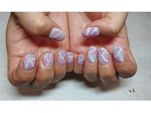 アンアント(An-ant)/タイダイ大理石ネイル