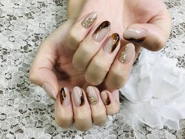 べっこうネイル♪