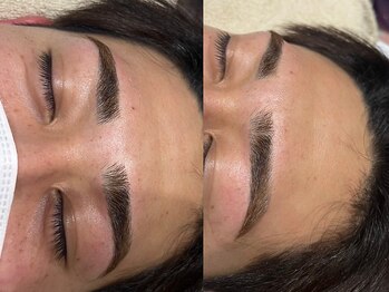 マナ バイ オハナ 横浜関内(mana by ohana)/眉毛ワックス／ビフォーアフター