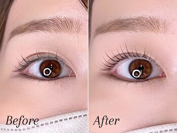 ミーナ 鍋島店(mina)/アイブロウWAX＋まつ毛パーマ上
