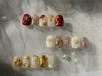 ランド ネイル 博多(LAND)の写真/【デザイン力の高いLANDならいろんな"かわいい"が実現可能♪】ショートネイル～ロングネイルまでお任せを！