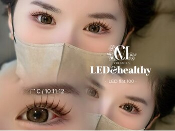 クレスミーラ 心斎橋店(CRESMILA)の写真/圧倒的持続力★LEDマツエク(フラットラッシュ)は他店でモチが悪かった方にも◎韓国風束感仕上げもお任せ！