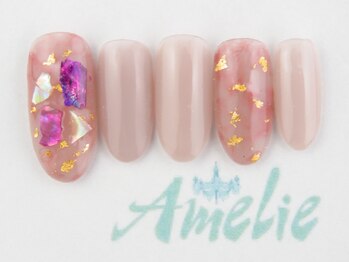 アメリ(Amelie)/ワンカラー/ビッグシェル/金箔