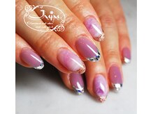 ジュジュ(Juju)/ガラスネイル　マーブルネイル