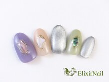 エリクサーネイル 池袋(Elixir Nail)/定額a シンプル/クーポン使用