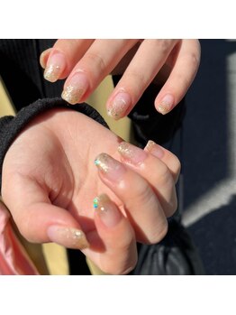 ハラジュクネイルズ(harajukunails)/ラメグラデーションコース