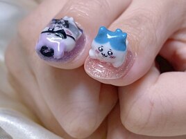 寝そべり3Dキャラクター