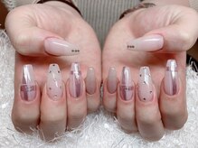レアネイル 新宿(le'a nail)/チェックネイル